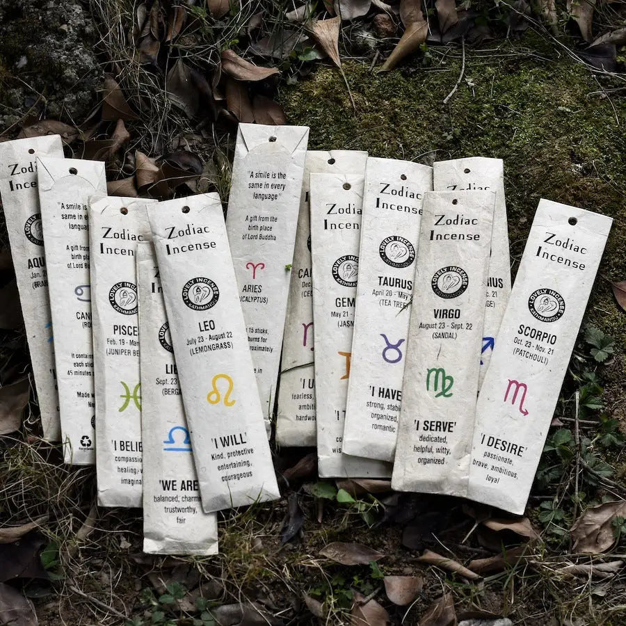 Handmade Zodiac Incense Sticks
