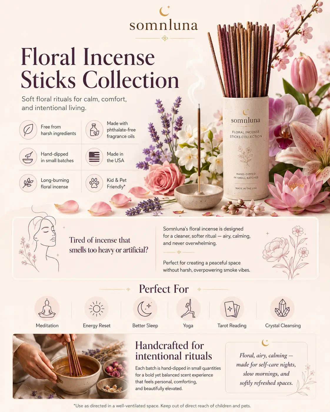 Floral Incense Sticks Collection