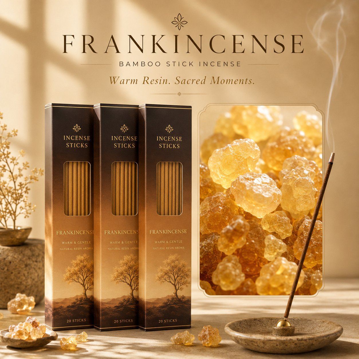 Floral Incense Sticks Collection 50PCS