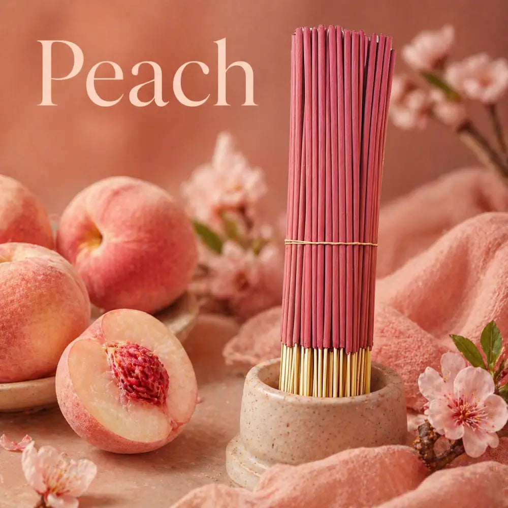 Fruit Incense Sticks Collection - 24PCS - Peach