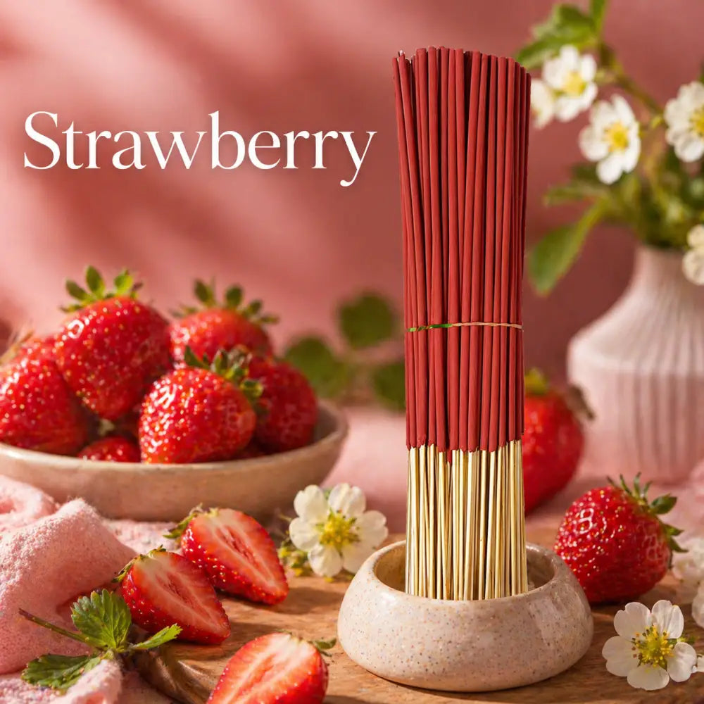 Fruit Incense Sticks Collection - 24PCS - Strawberry