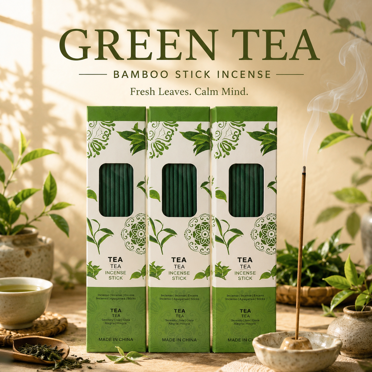 Floral Incense Sticks Collection 50PCS