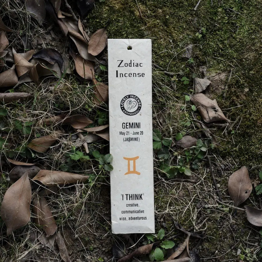 Handmade Zodiac Incense Sticks - Gemini - Jasmine