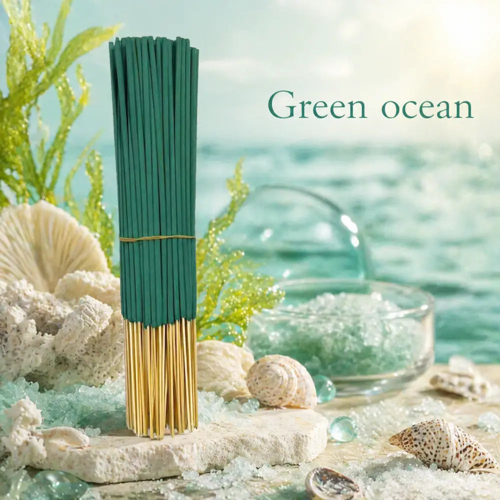 Herbal & Botanical Sticks Collection - 24PCS - Green ocean