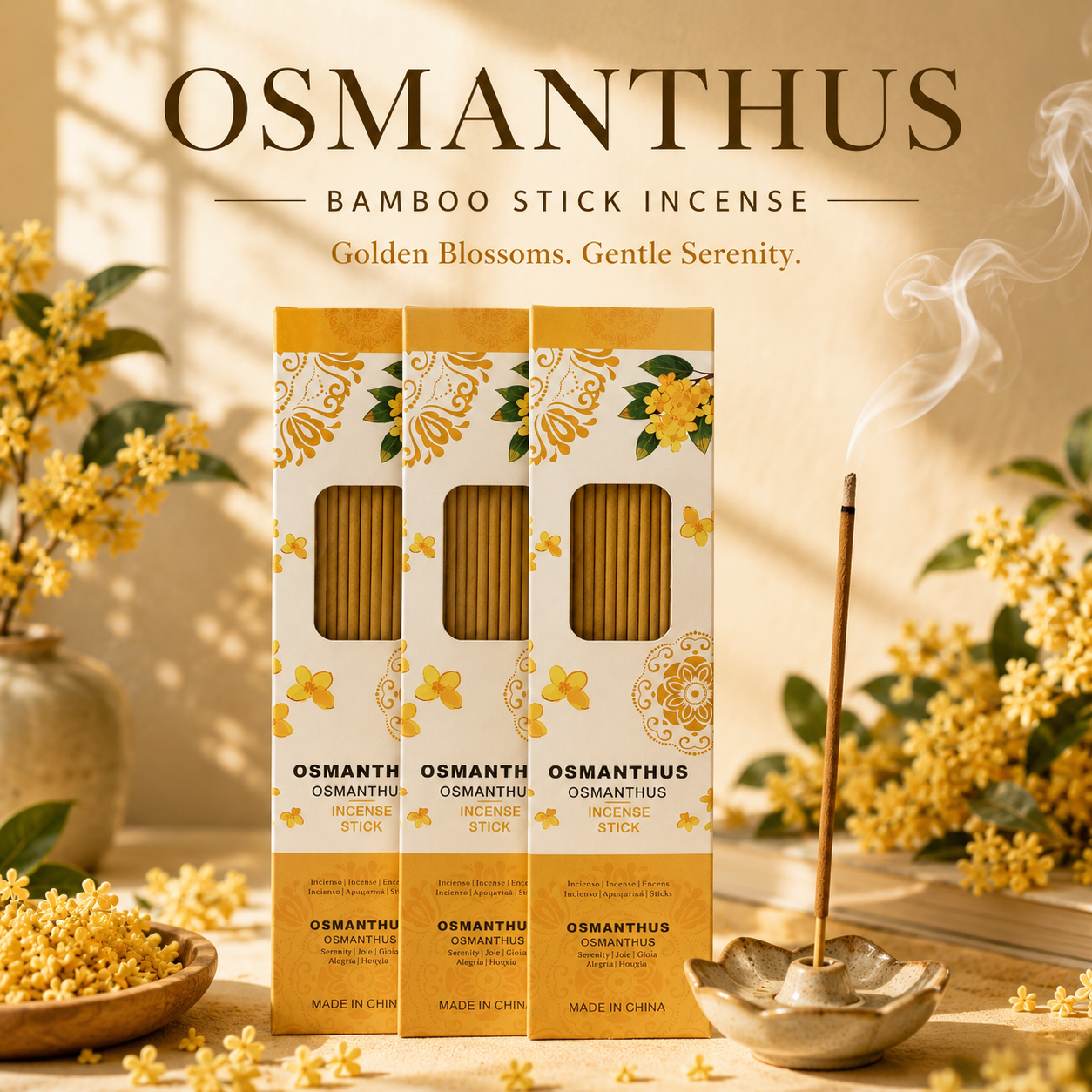 Floral Incense Sticks Collection 50PCS