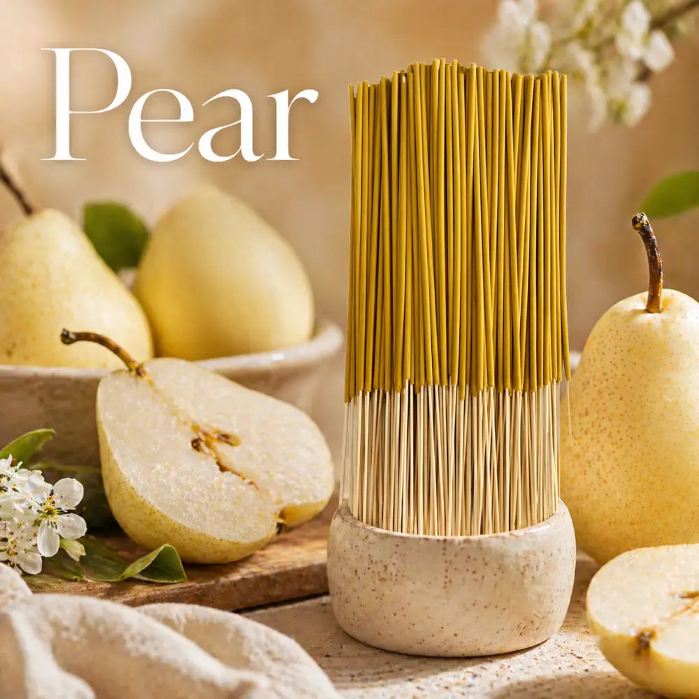 Somnluna Pear Incense Sticks - 24 pack product front view packaging, USA made