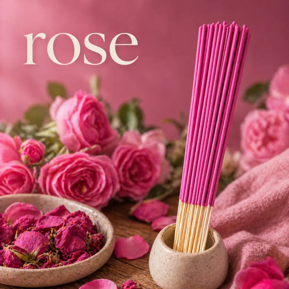 rose Incense Sticks - 24PCS