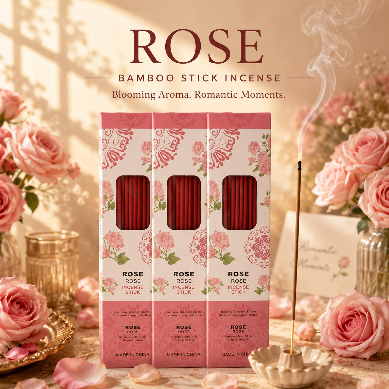 Floral Incense Sticks Collection 50PCS