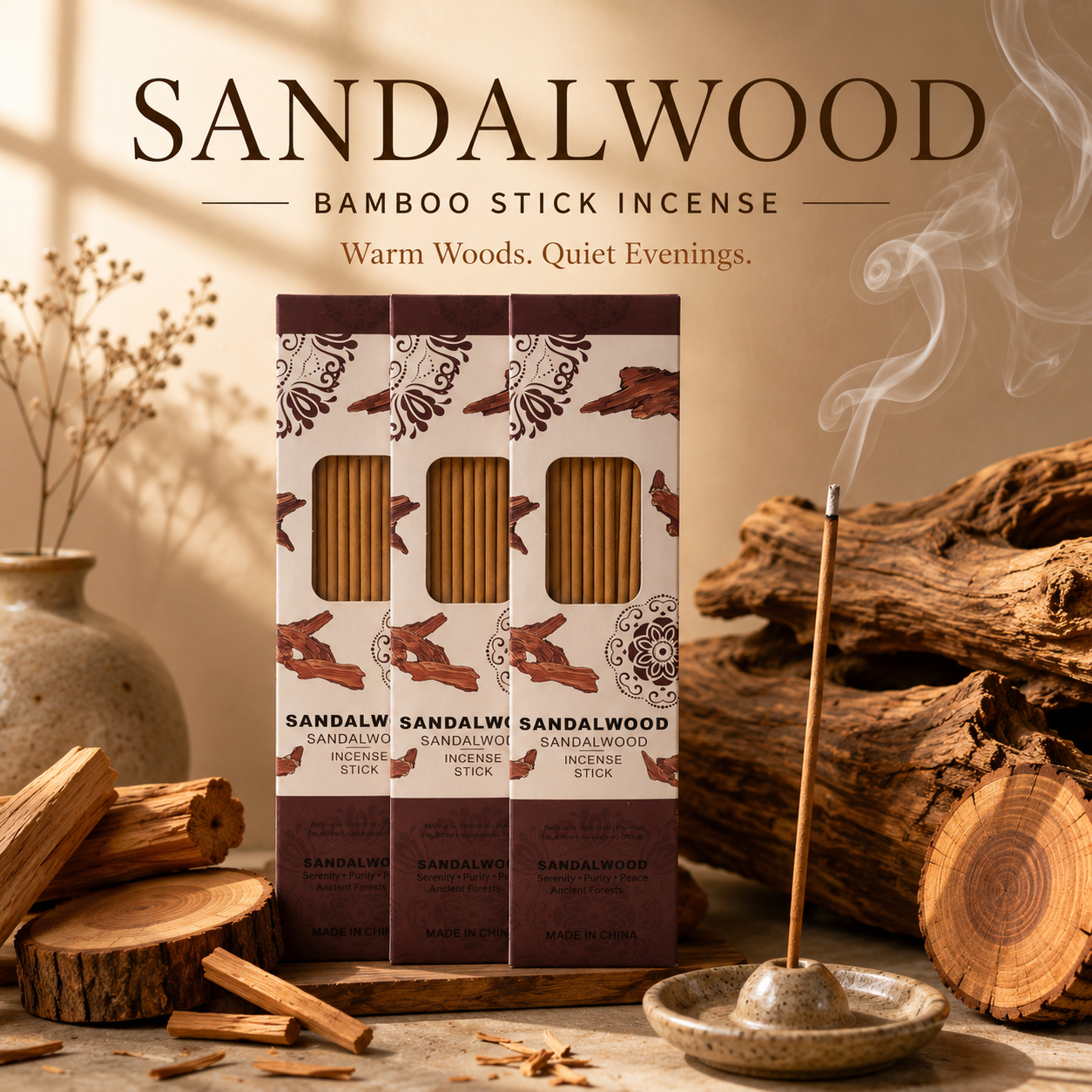 Floral Incense Sticks Collection 50PCS