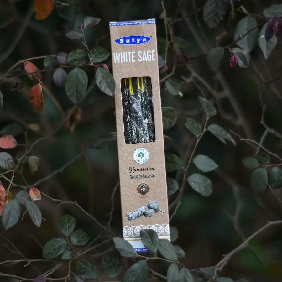 Satya White Sage & Lavender Incense Sticks - White Sage