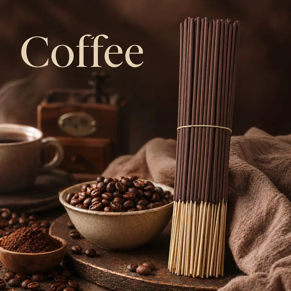 Woody & Resin Sticks Collection - 24PCS - Coffee